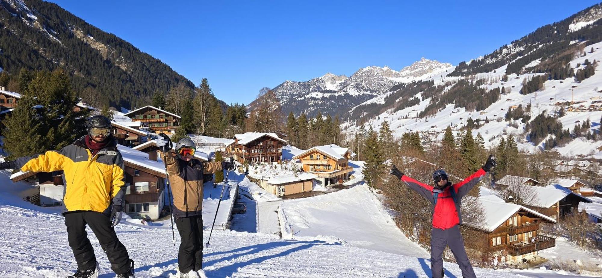 Large Deluxe Studio For 2 - Chalet Lovo Lenk Exterior photo